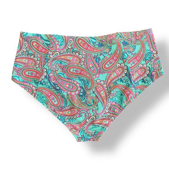 Lascana NWT Paisley Print Bikini Set Womens Size 36D Top and Size 12 Bottoms - Picture 7 of 10